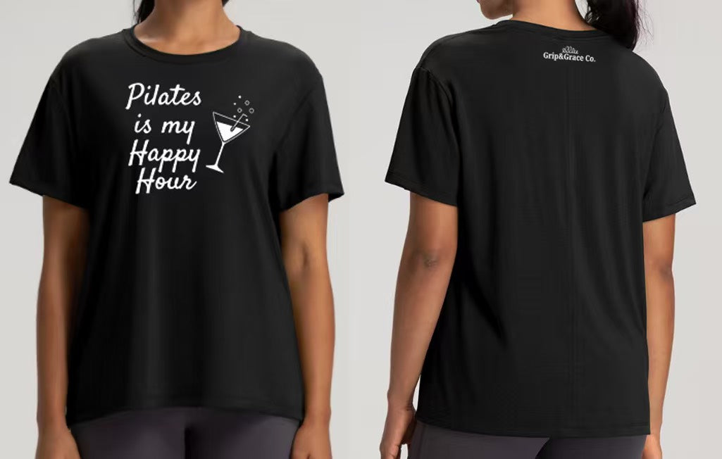 Pilates Is My Happy Hour Lyocell Tee