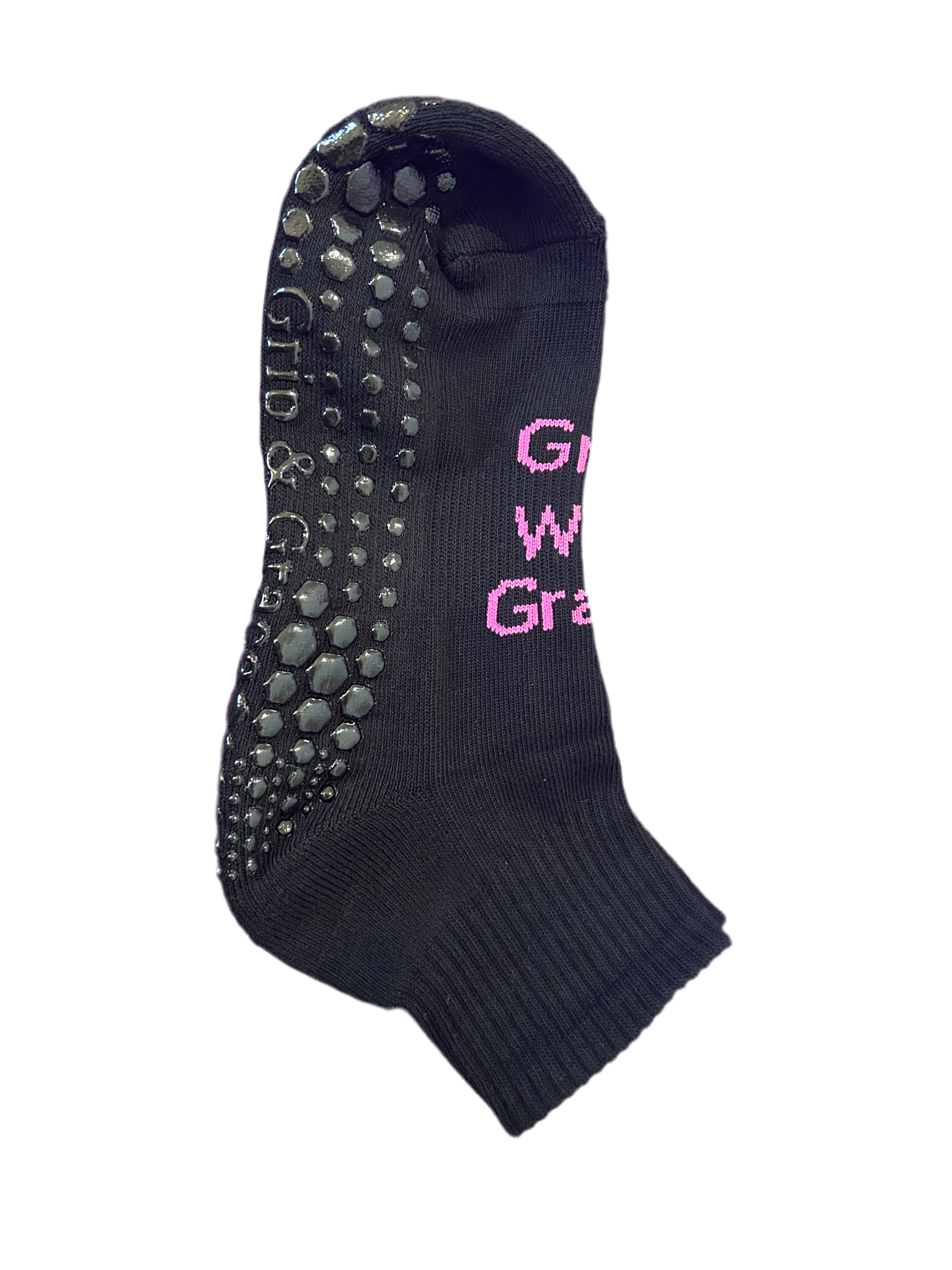 Grip with Grace -Non slip studio socks with Arch support