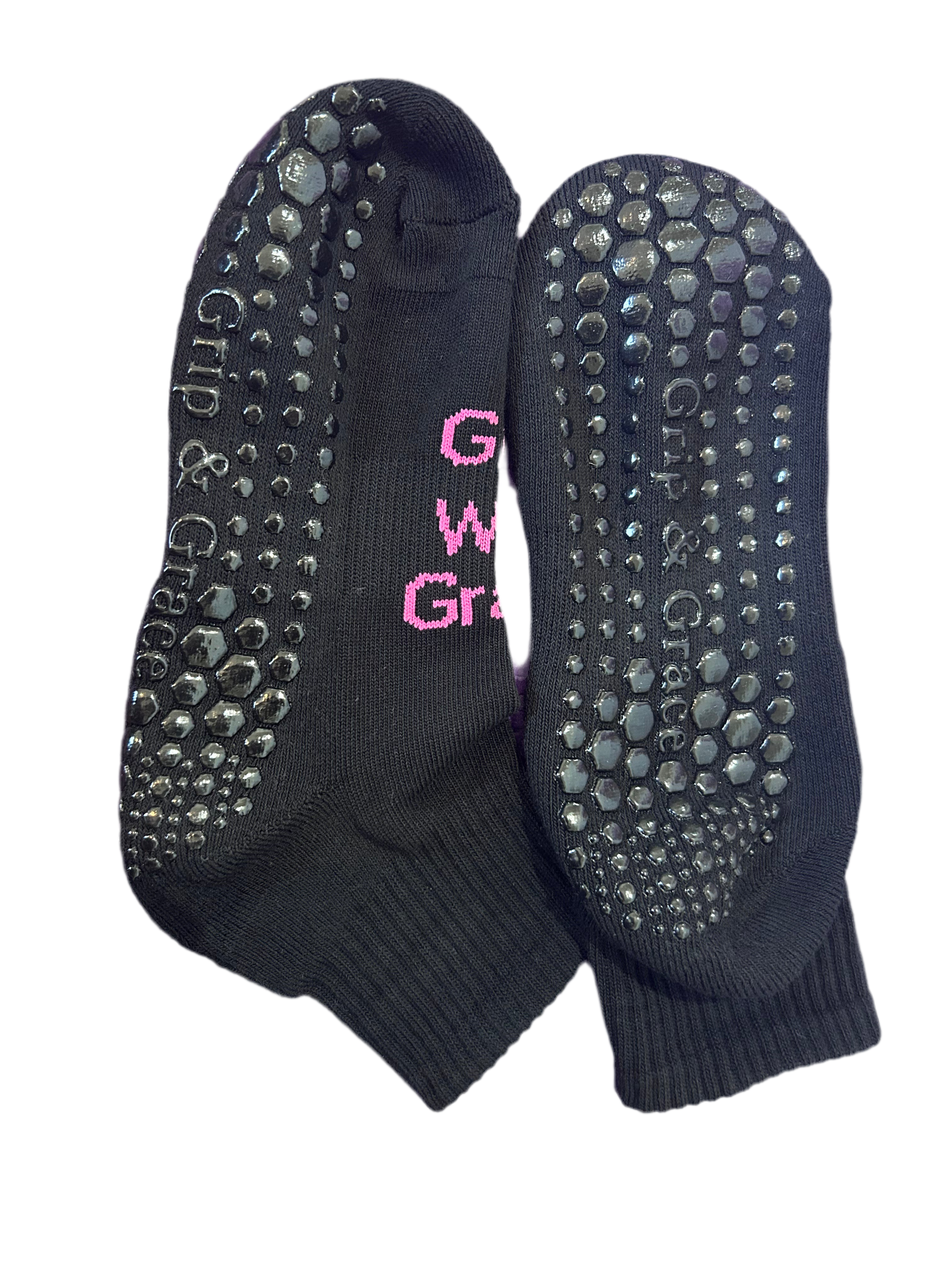 Grip with Grace -Non slip studio socks with Arch support