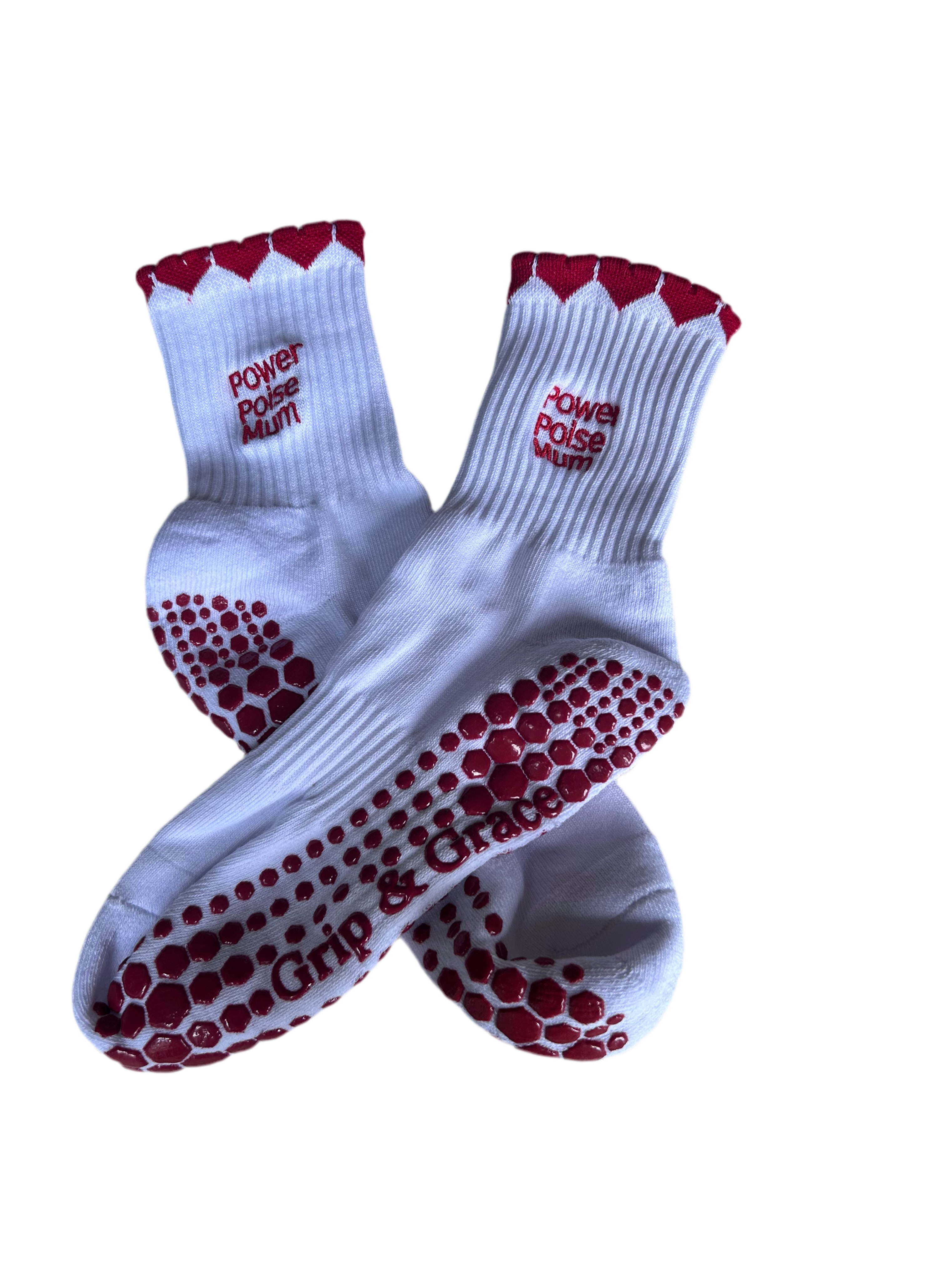 Power Poise Mum Grip Socks