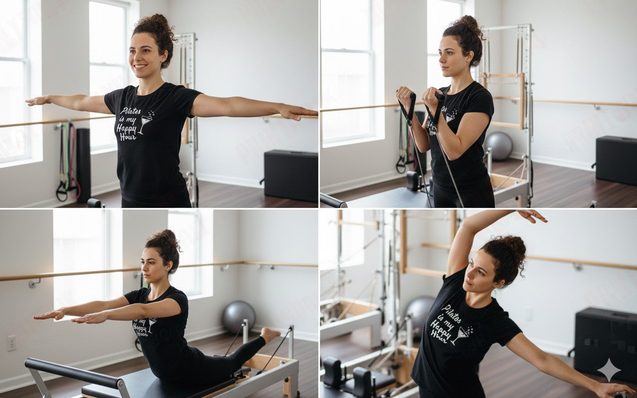 Lyocell Pilates T-Shirt – Soft Activewear Tee for Reformer & Studio