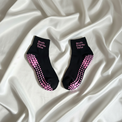 Breath Empower Thrive Socks - Silk Flat Lay