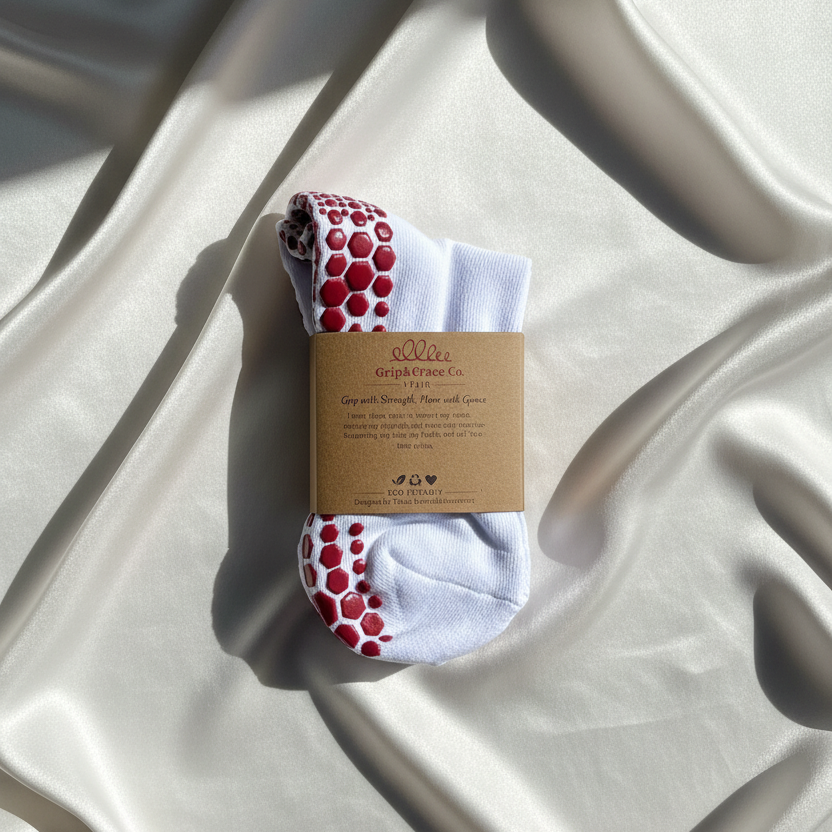 Elegance in Motion Socks - Packaged on Silk