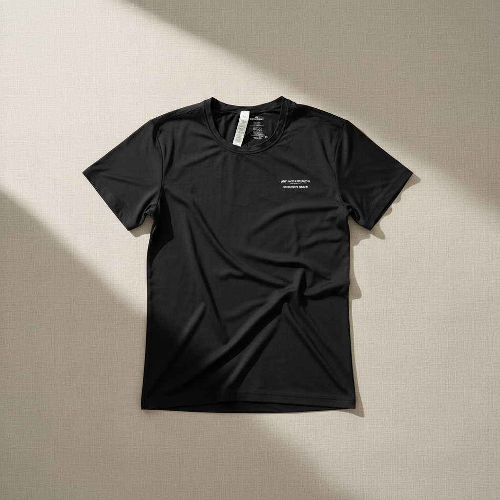 Elegant flat lay of GRIP & GRACE tee