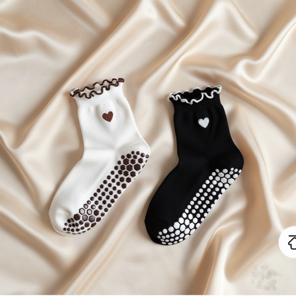 Grip Socks Silk Background