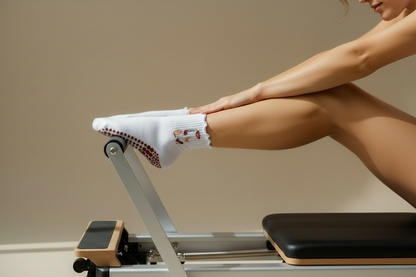 Pilates Grip Socks – Non-Slip Reformer Socks with Ruffle Trim