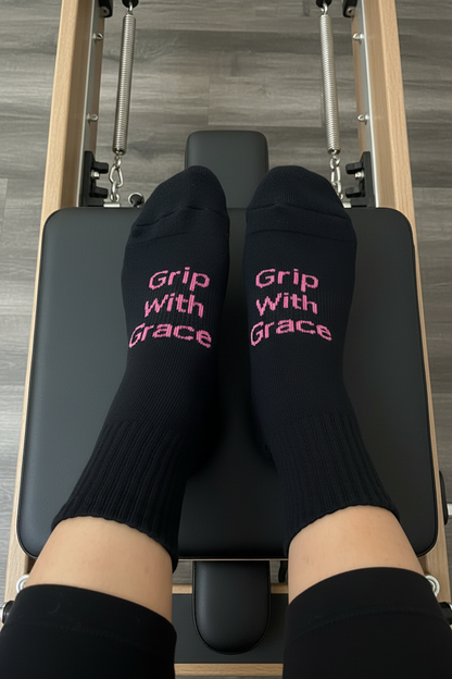 Grip With Grace Socks on Reformer