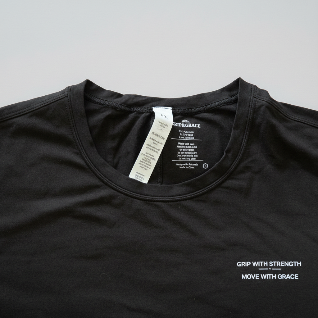 Neat soft-lit label detail