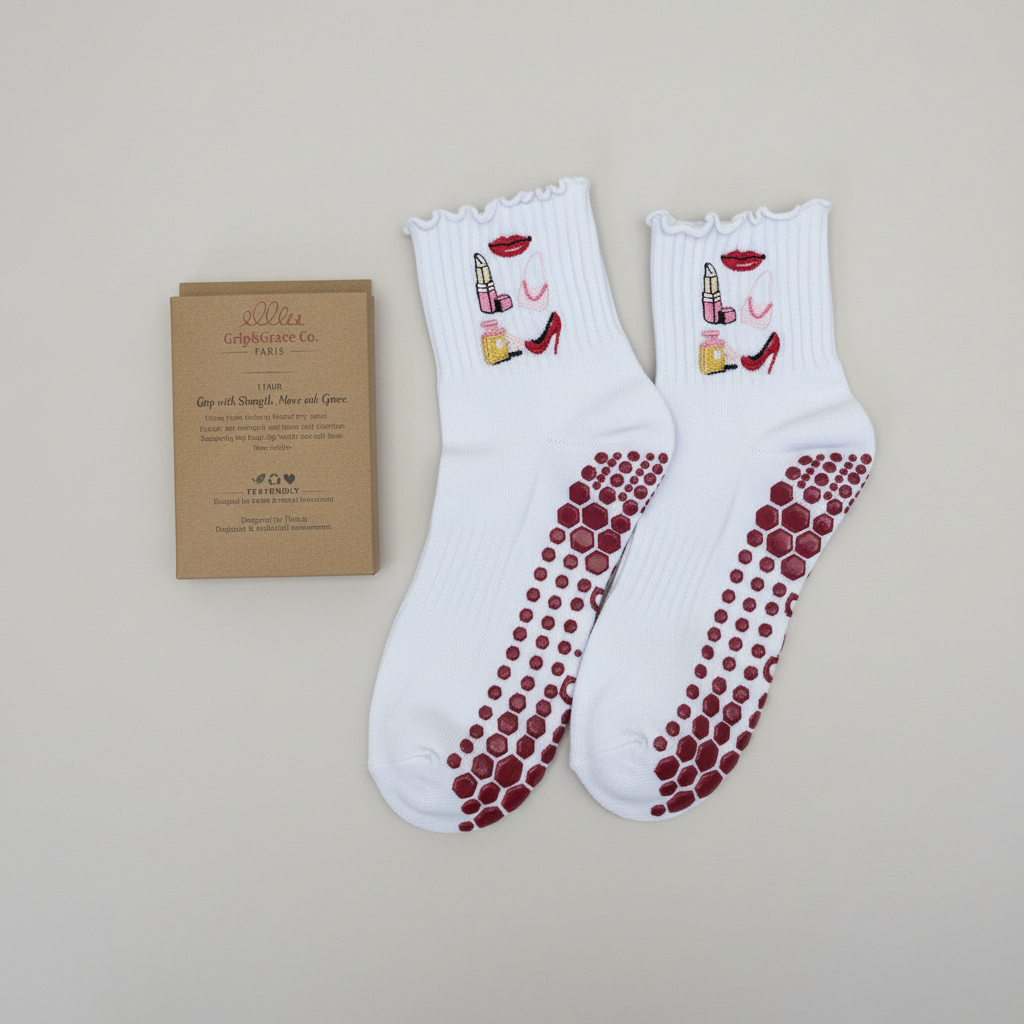 Polished grip socks product photo