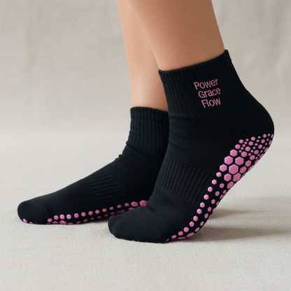 Power Grace Flow Socks - Right Text Only
