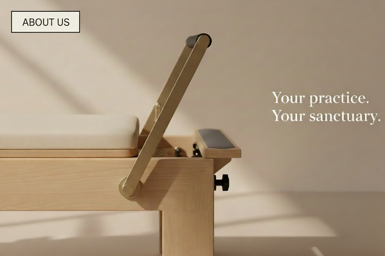 Reformer side detail - Your practice, your sanctuary